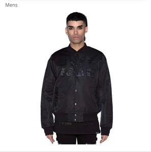 Killstar Black Varsity Jacket